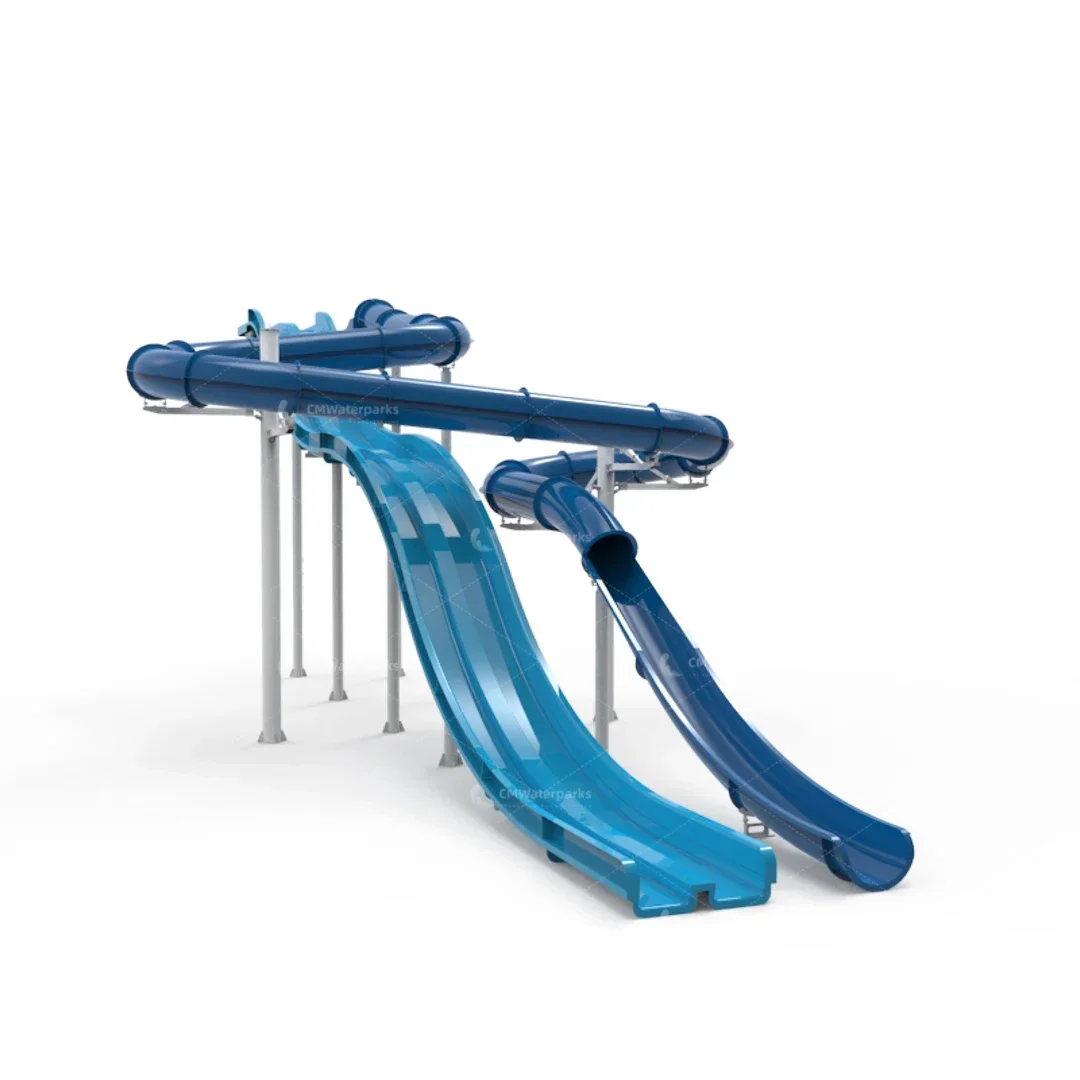 Commerical Amusement Park Water Slide Fiberglass Pool Slides