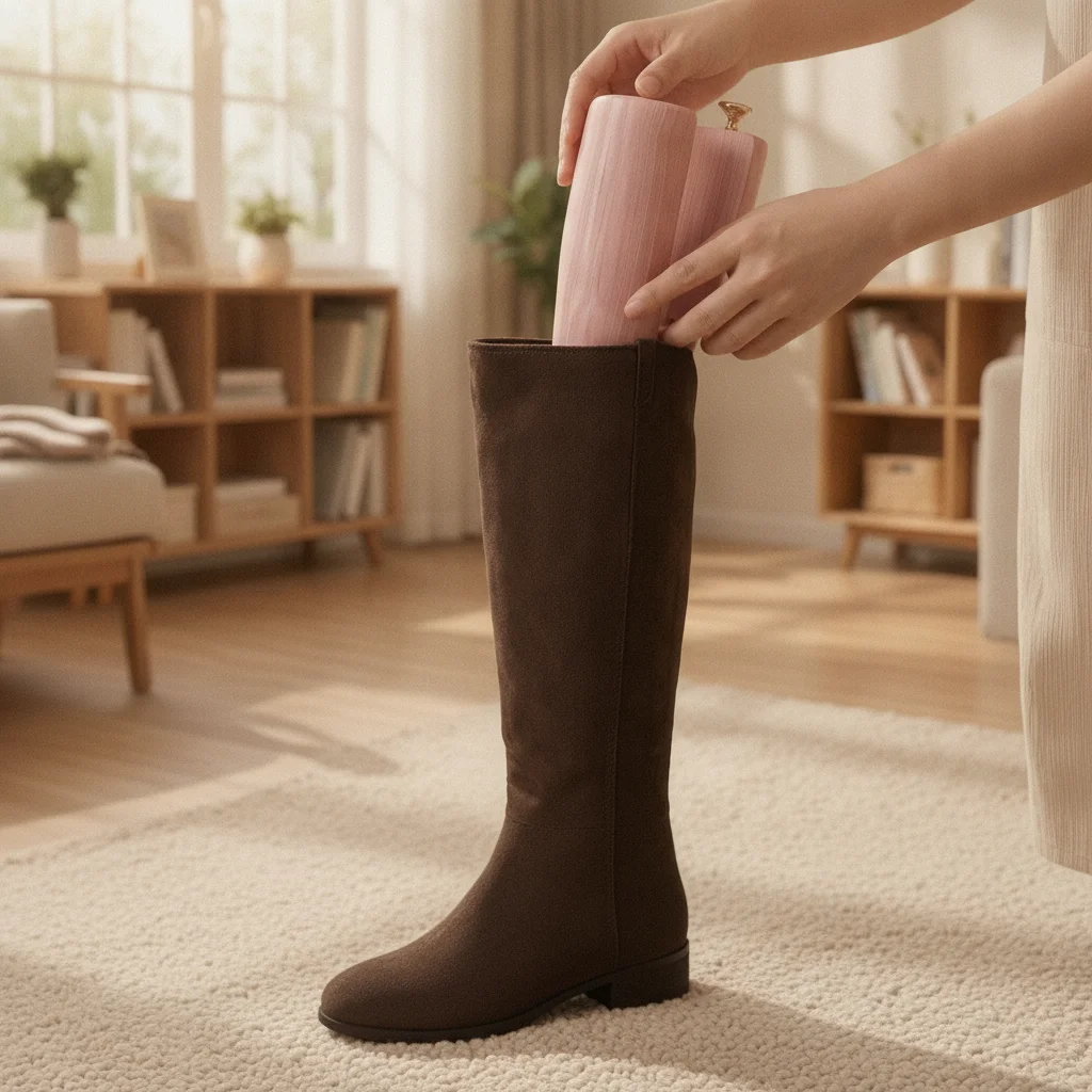 Cedar Boot Shaper Shape-Preserving Cedar Boot Shapers Wrinkle-Preventing Long-Lasting for Closet, Entryway