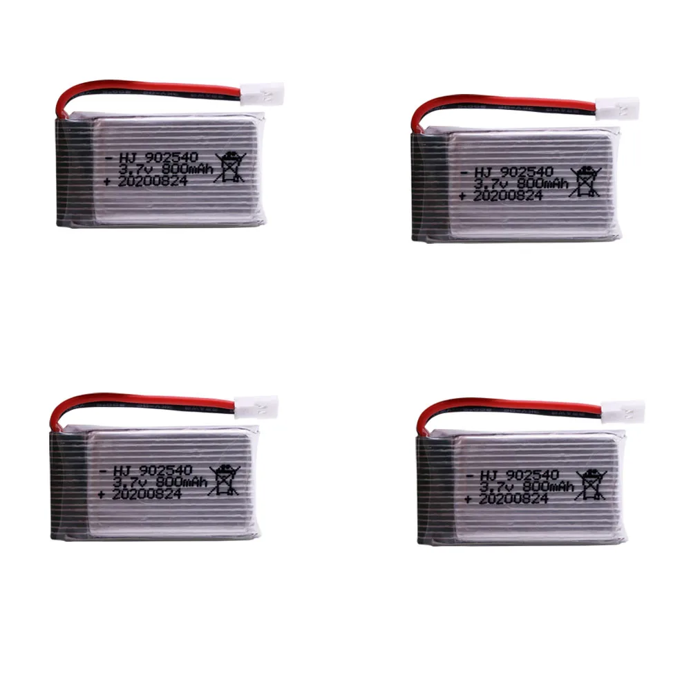 Lipo Battery 3.7V 800mAh 902540 for Syma X5 X5C X5C-1 X5S X5SW X5SC V931 H5C CX-30 CX-30W RC Quadcopter Drone Spare Parts for 1s