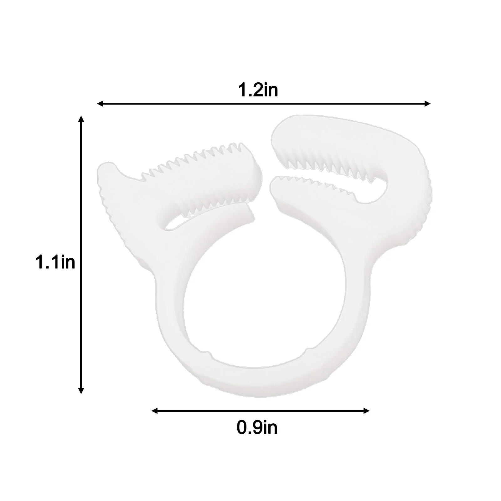 

For B15 B 15 Hose Clamp Hose Clamp Automatic Plastic Material Pool Cleaner White Color Pool Cleaner Sweep Hose