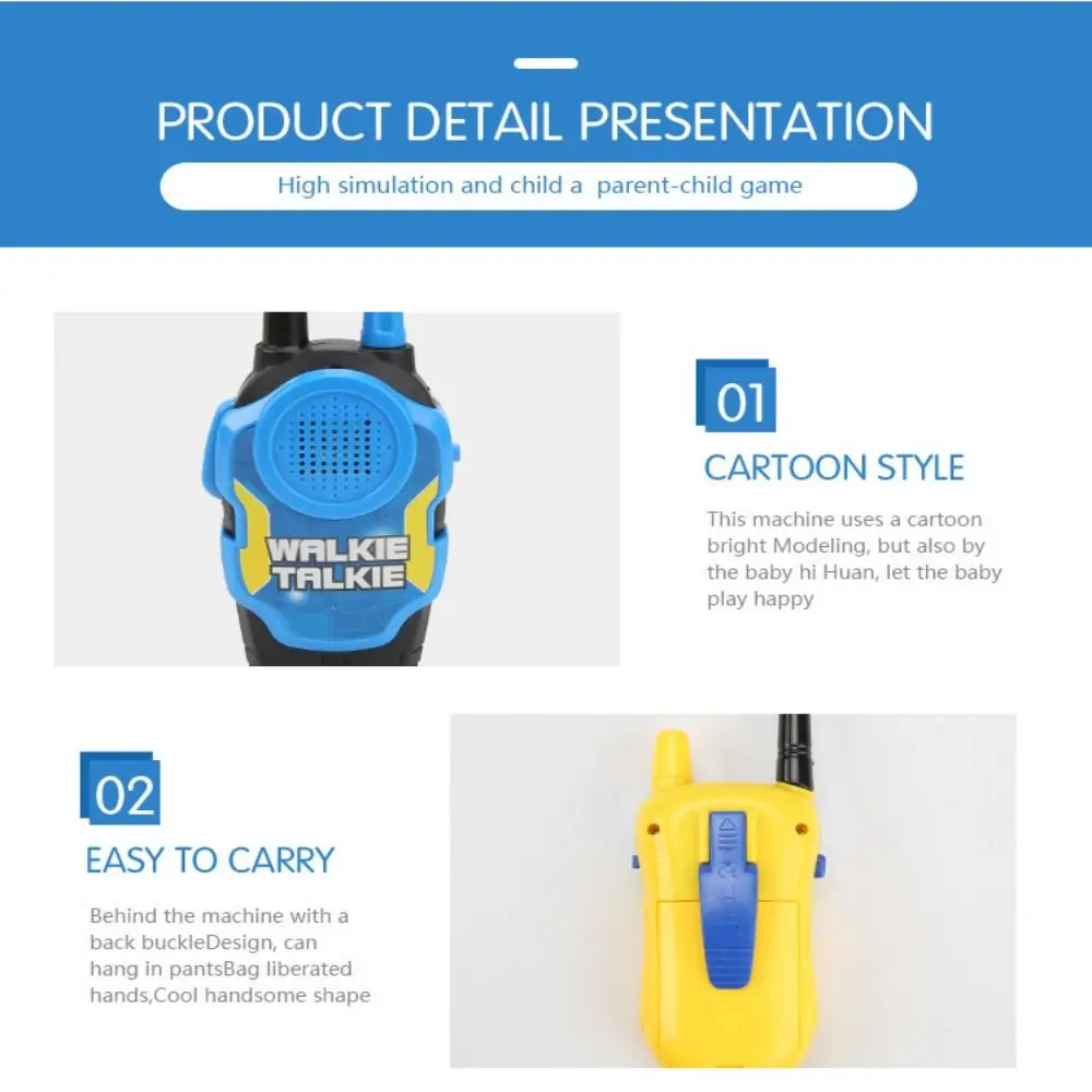 2 stuks zonder batterij kinderen walkietalkie speelgoed interactieve draadloze oproep afstandsbediening draadloze communicatie speelgoed lcd-scherm mini