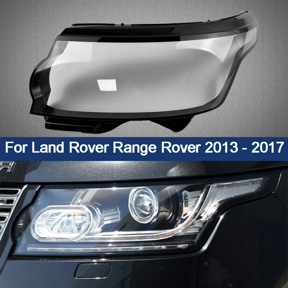 Car Headlight Cover Lens Glass Shell Front Headlamp Lampshade Head Light Lamp Case For Land Rover Range Rover 2013 - 2017