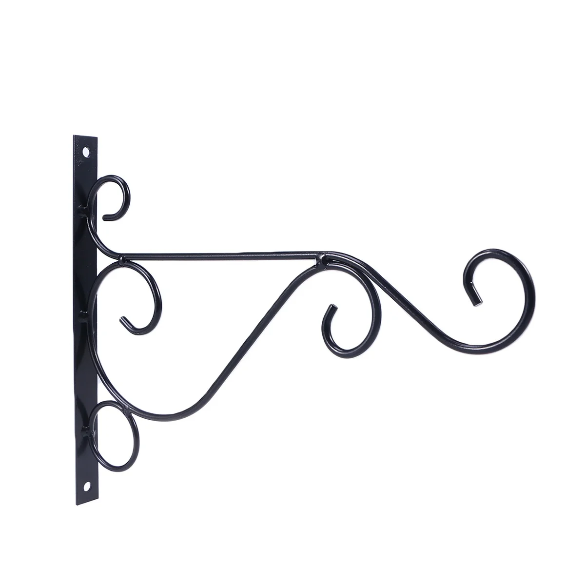 

4pcs Flower Mounted Lantern Hangers Bird Feeder Hooks Duty Lawn Iron Bracket Iron Plant Brackets Flower Pot Hooks 10\