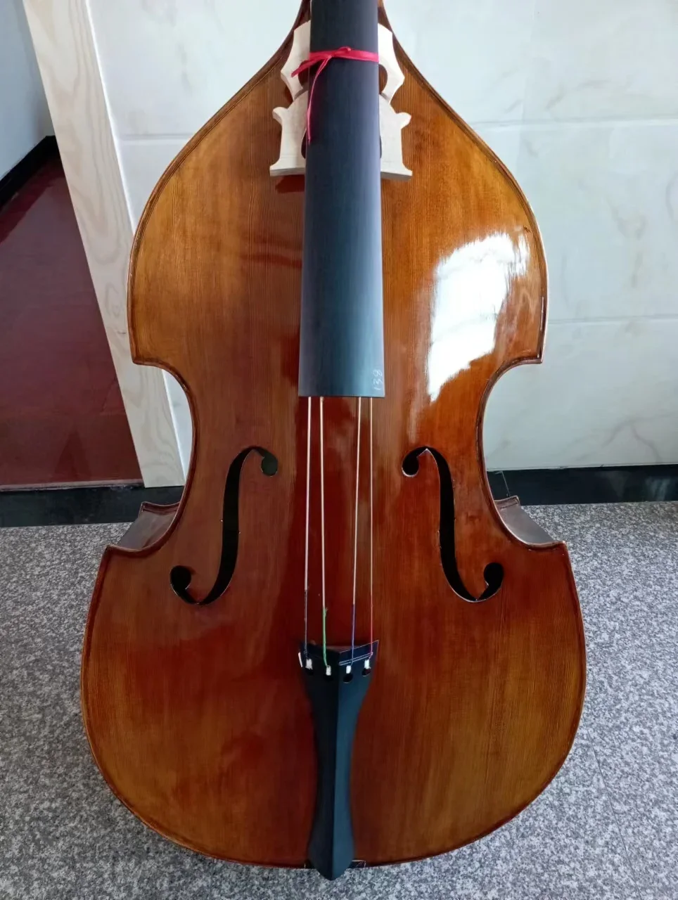 Professional High Grade Handmade Natural Flame Oil Varnish Double Bass 3/4