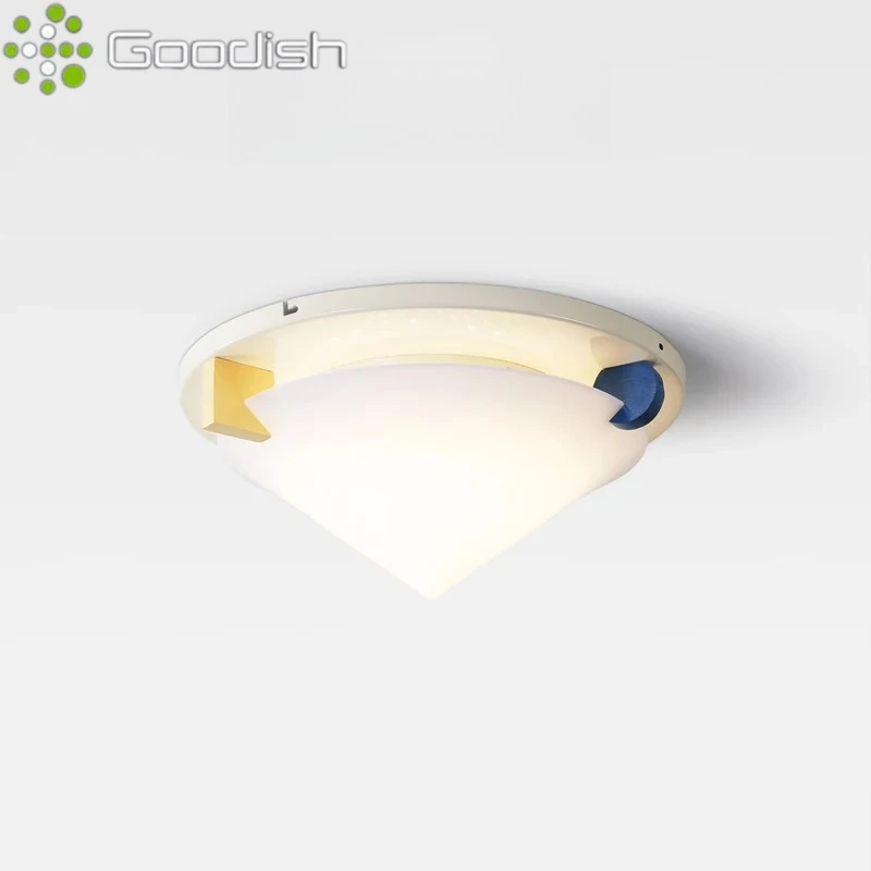 

Современный скандинавский минималистичный белый светодиодный потолочный светильник, металлический круглый светильник для внутреннего освещения для гостиной, столовой, украшения дома