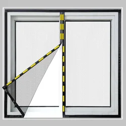 Magnetic window Screen,Custom Sized Mosquito Net, Curtain, Auto Closure,Invisible Mesh for Kitchen,Bedroom,balcony,door curtain
