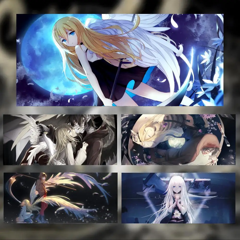 Dark Scary Anime A-Angels Of Death Mouse Pad Large Thick Desk Pad Stitched Edges Gaming Mouse Mat for PC