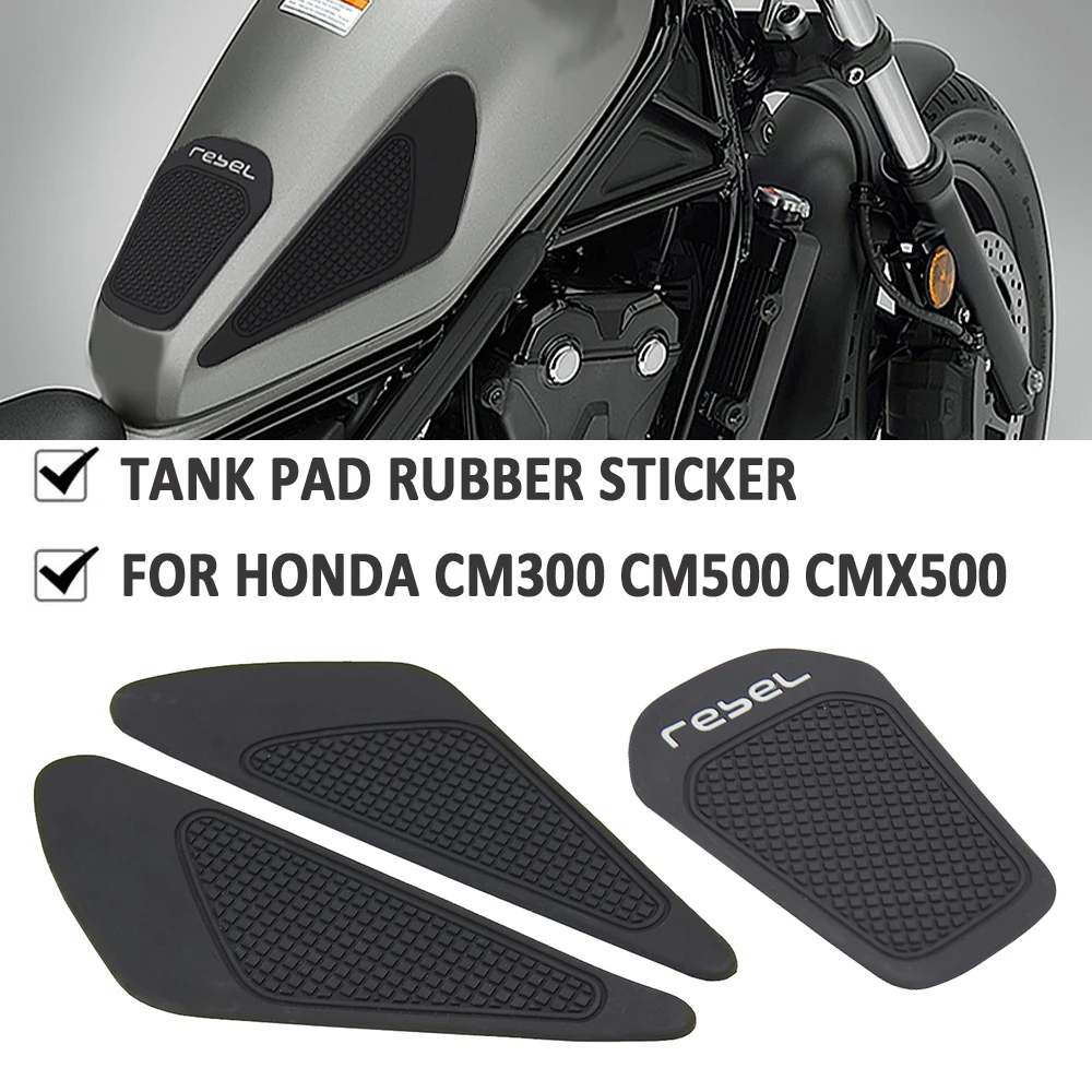 

Motorcycle Accessories For Honda REBEL500 REBEL300 REBEL CMX 500 300 CM500 CM300 Gas Tank Protect Sticker Fuel Cap Cover Pad