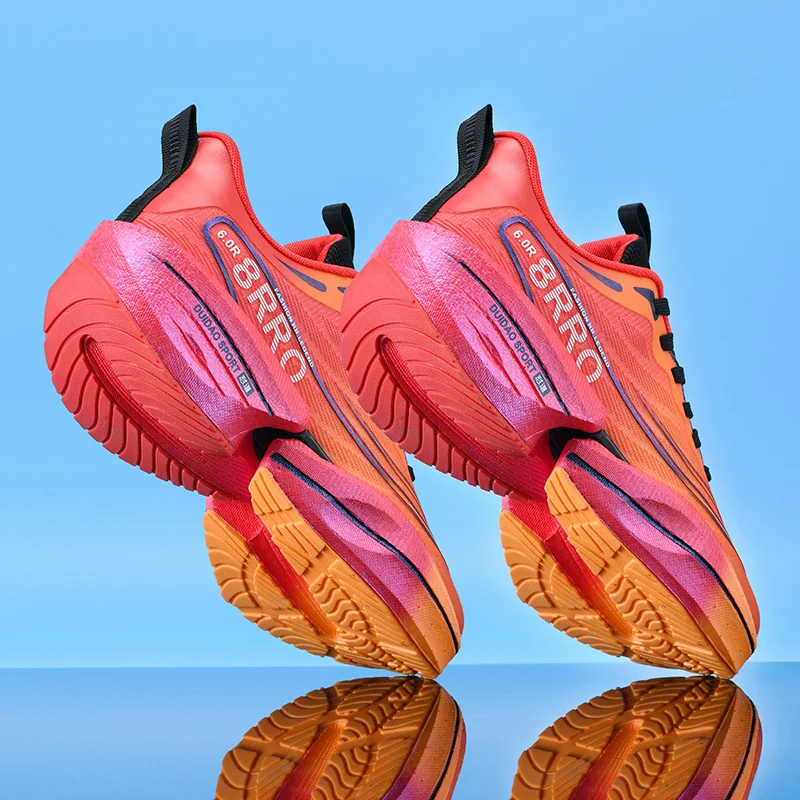 Breathable Men's Athletic Sneakers Marathon Carbon Board Basketball Walking Sneakers Women Lightweight Casual Running Shoes Men