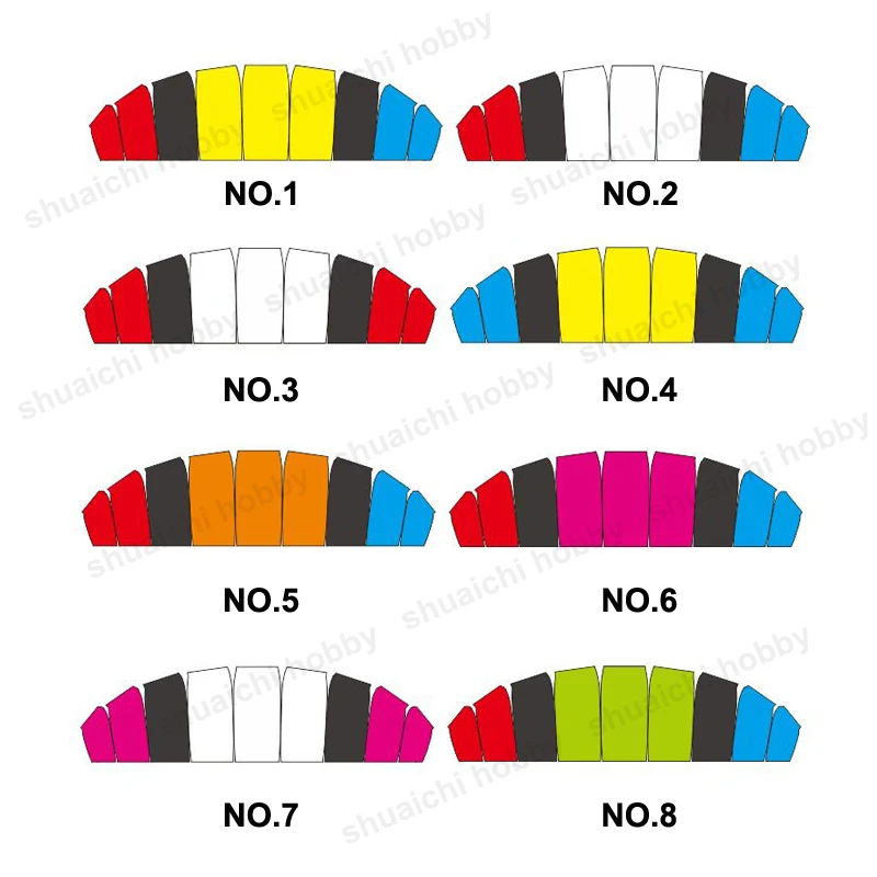 1PCS 81cm/98cm Wingspan Remote-Controlled Paraglider Wing Single-layer Paramotor Canopy Nylon Fabric Replacement Upgrade Parts
