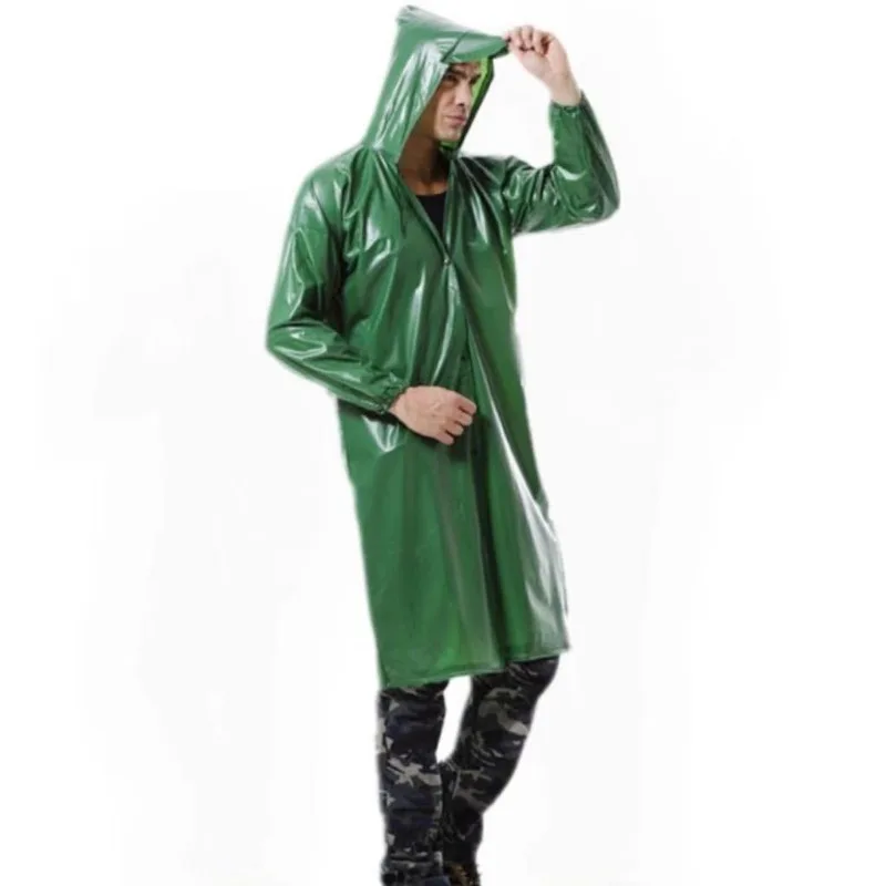 Cow Tendon Long Raincoat Summer Travel Mountaineering Rescue Site Sea Glue Lab Coat Type Raincoat Sanitation Raincoat Adult