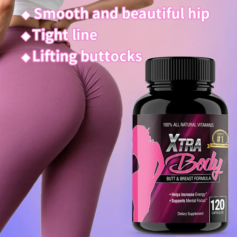 Butt and Bust Formula - Vitamin Supplement Helps Firm and Tone Butt and Bust Curves, Increases Energy, Supports Mental Focus