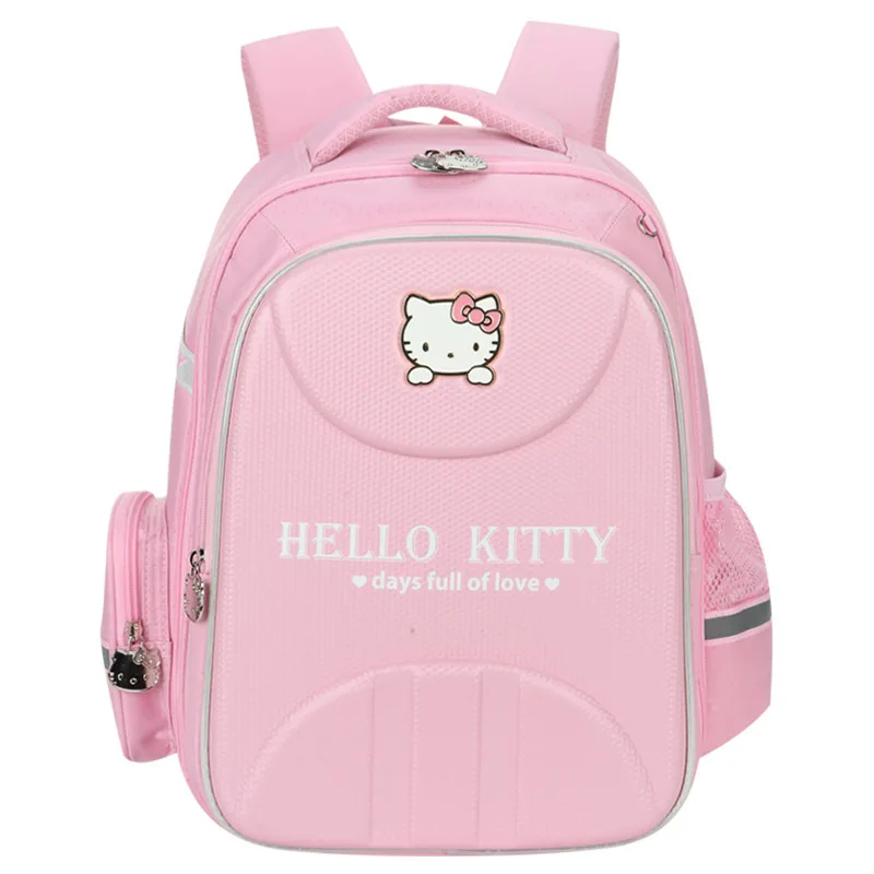 Sac à dos mignon à plusieurs compartiments pour filles, sac d'école Hello Kittile, réduction de la charge, dessin animé Kawaii, Sanrios Anime