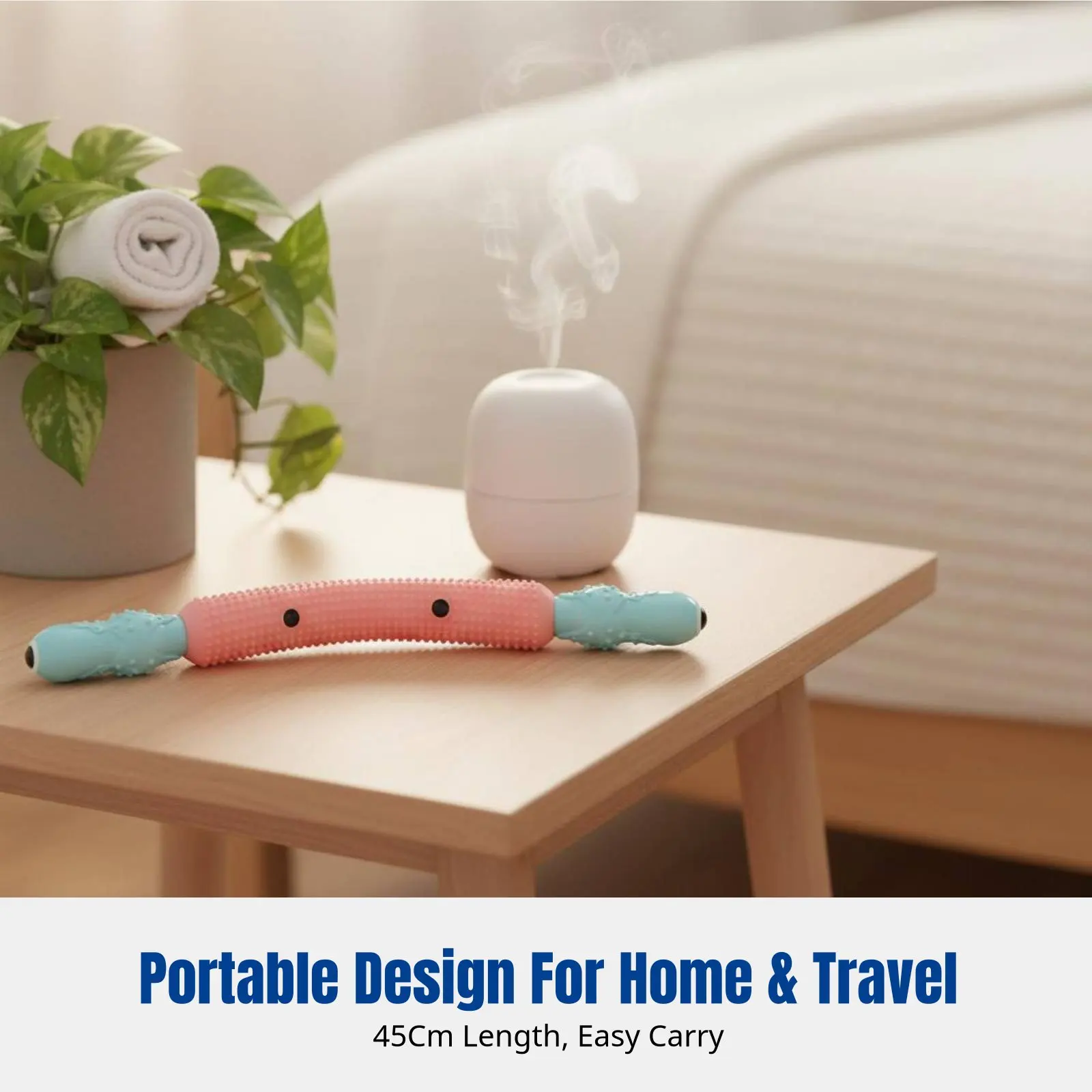 

Портативный силиконовый массажер для всего тела: ног, позвоночника, плеч, живота