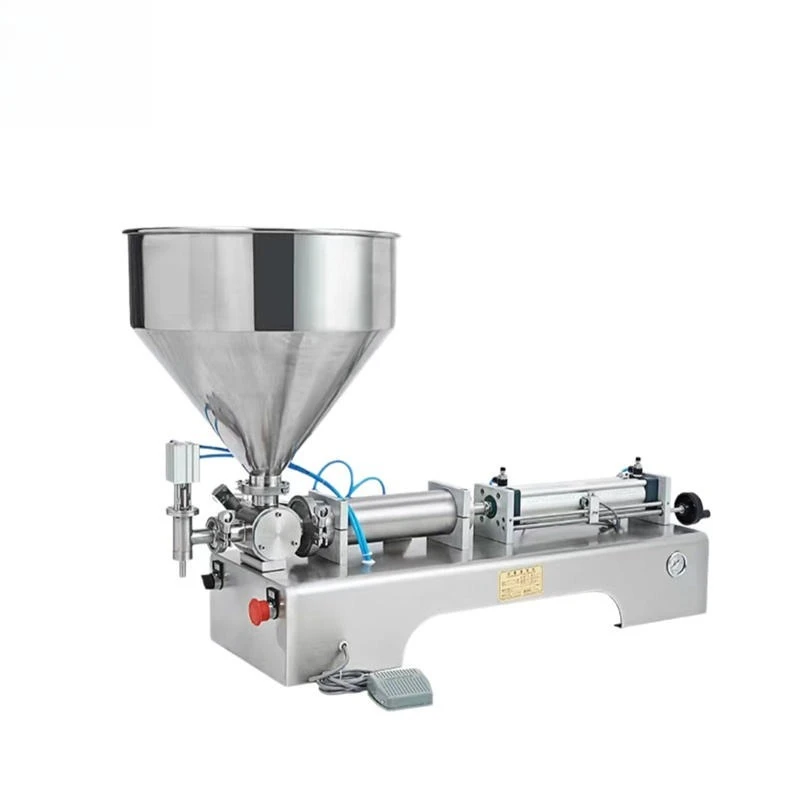 Multi Functional Single Nozzle Liquid And High Viscosity Paste Filling Machine 1-5000ml