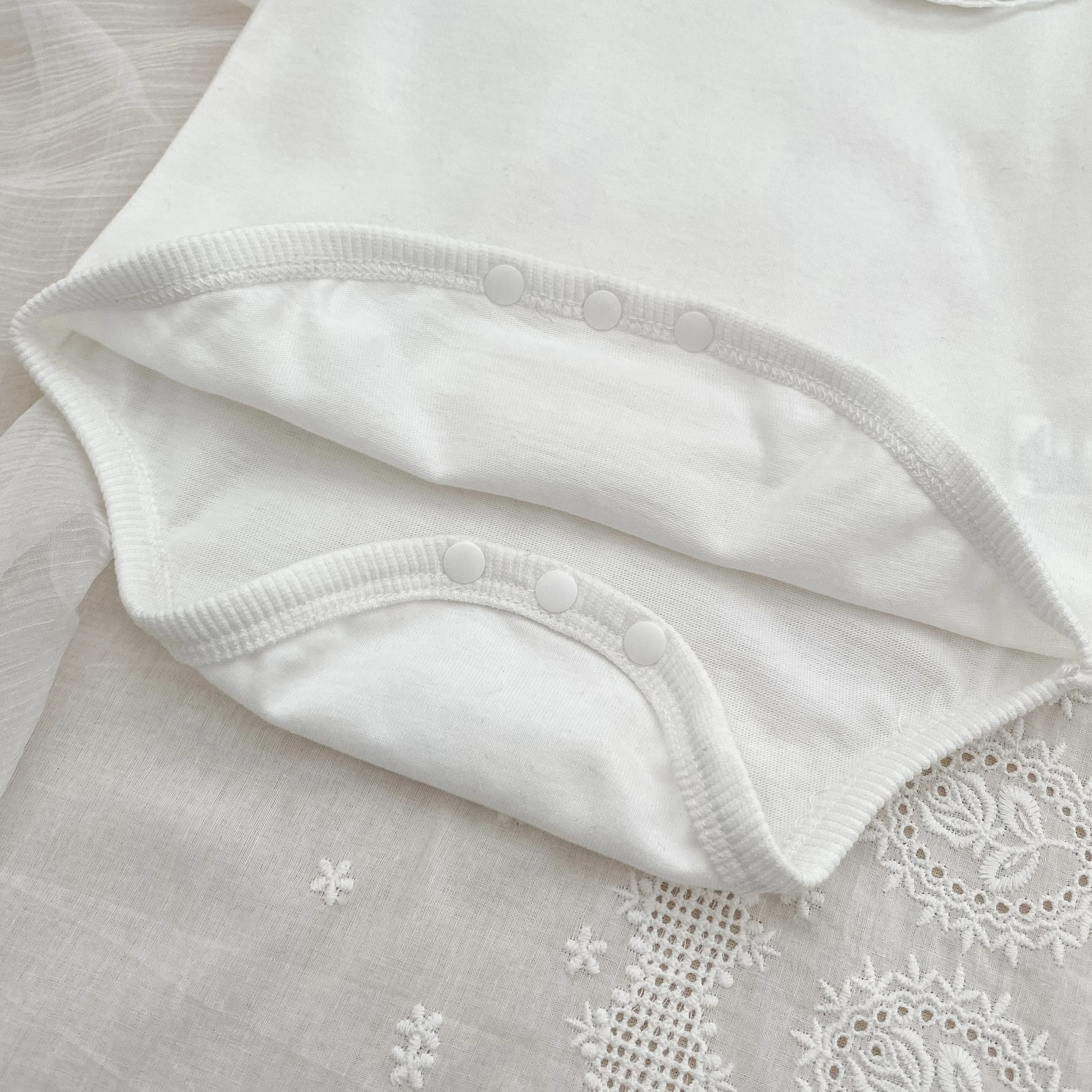 0-24M Herbst Baby Mädchen Romper Baby Mädchen Kleidung Kleinkind Neue Mädchen Spitze Kragen Strampler Baumwolle Weiß Infant baby Mädchen Overall – Detail 25