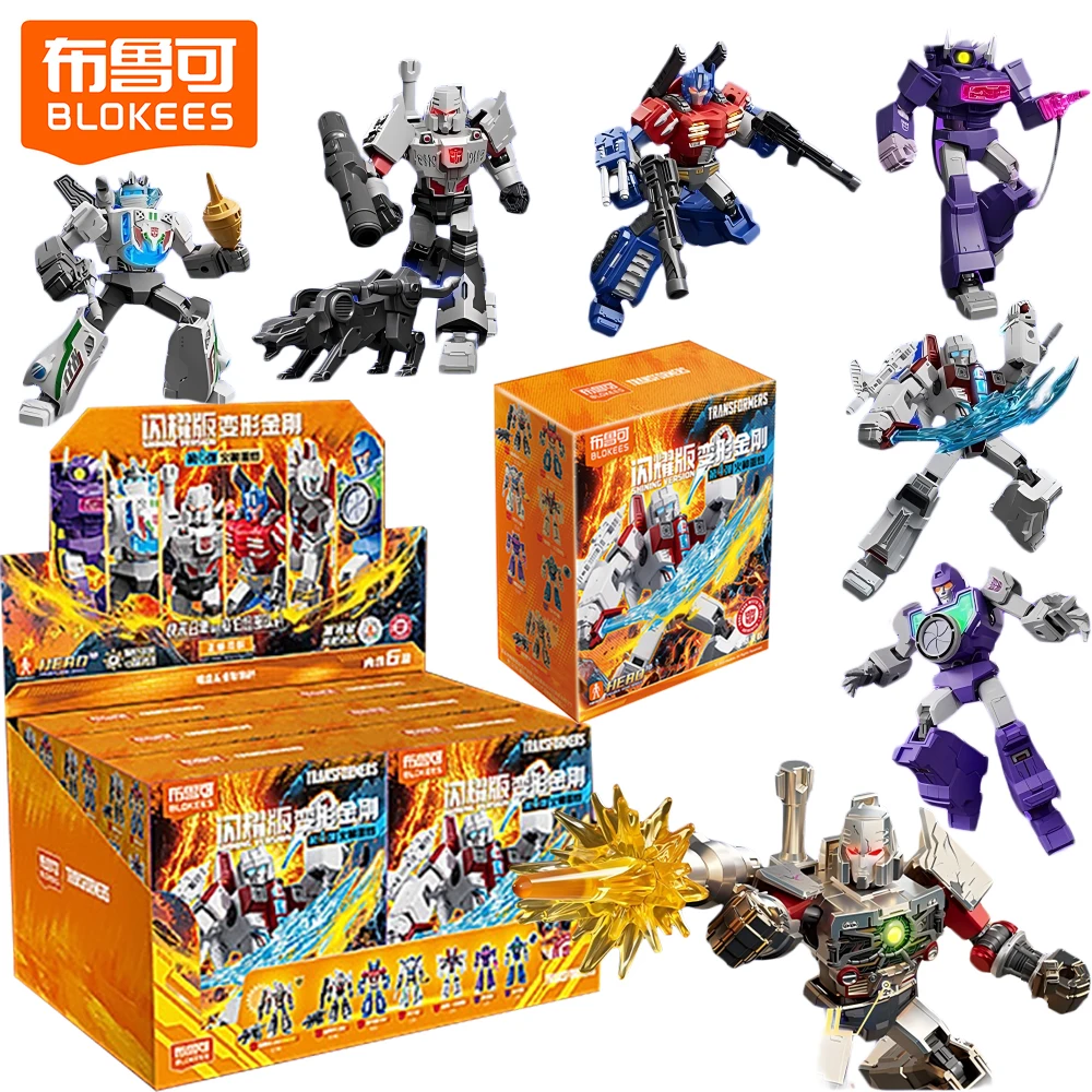 Nuevos Blokees Originales Transformers Spark Reignited, Caja Ciega Versión Brillante, Modelo de Colección Detallado y Delicado, Juguetes de Regalo