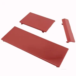 Red Replacement Panel Covers Pack of 3 for Nintendo Wii Console Door Cover
