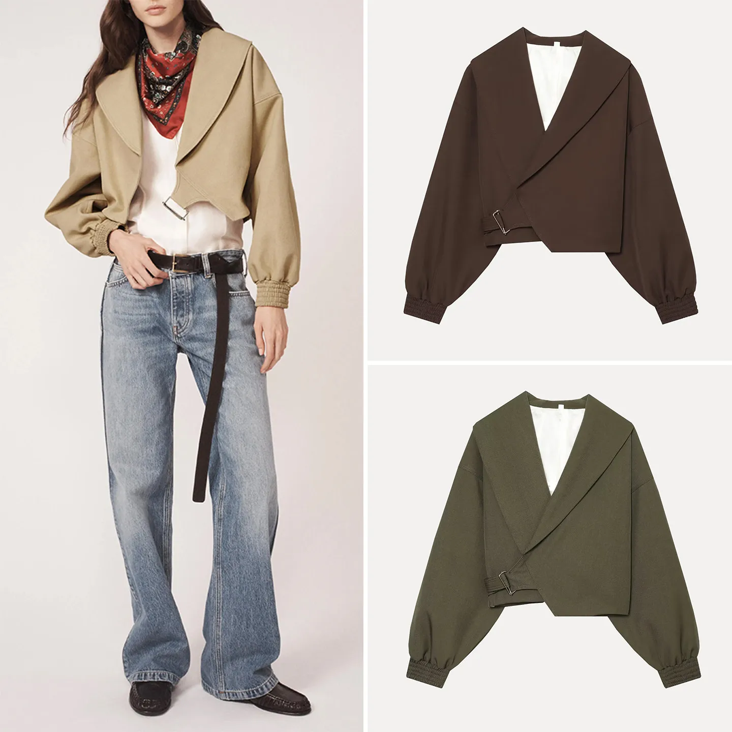 

Casual Style Short Length Long Sleeve Collared Commute Ready Outerwear for Women Summer 2026 Fashionable Casual Wear