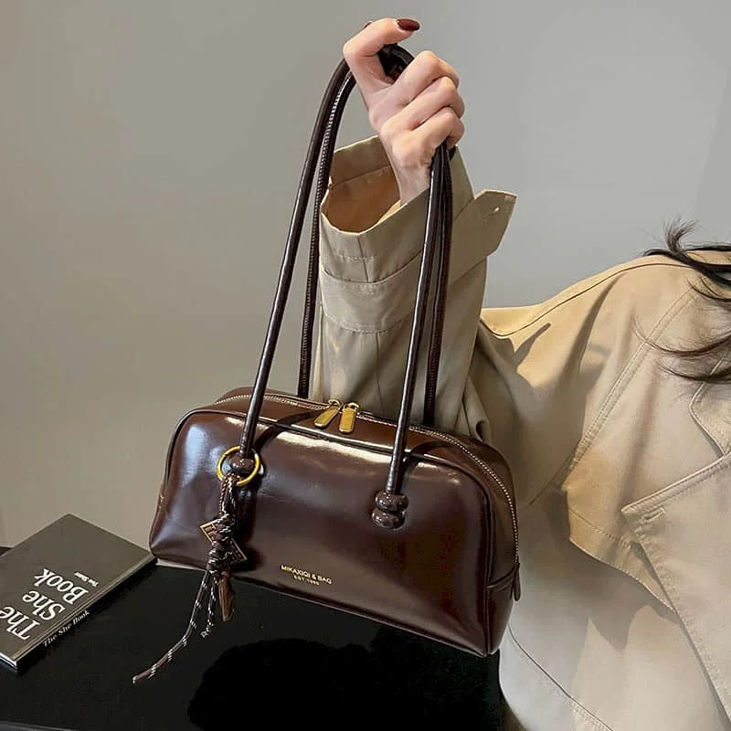 

Сумки на плечо, повседневные многоразовые портативные винтажные мягкие офисные сумки из искусственной кожи, роскошные сумки, однотонные сумки, персональные дорожные сумки большой вместительности