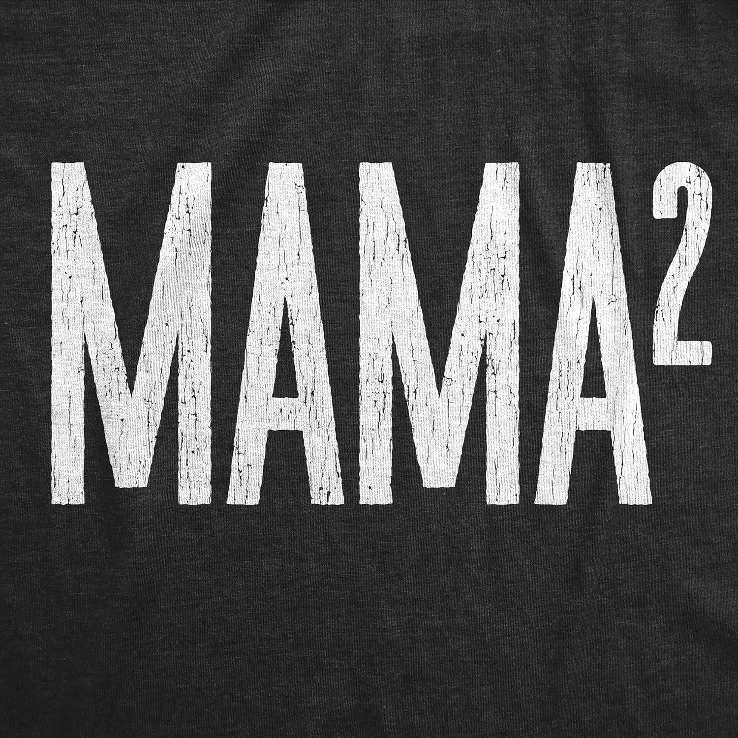 Womens Mama Squared Cubed Tshirts Funny Mom of Two Three or Four Tees for Mothers Day