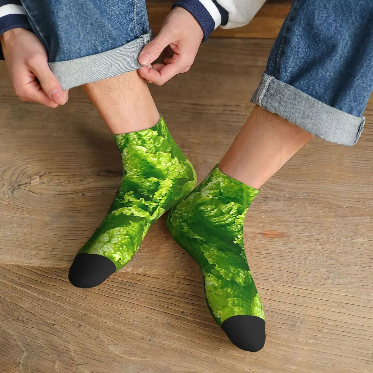 

Lettuce Closeup Socks Harajuku Super Soft Stockings All Season Socks Accessories for Unisex Gifts