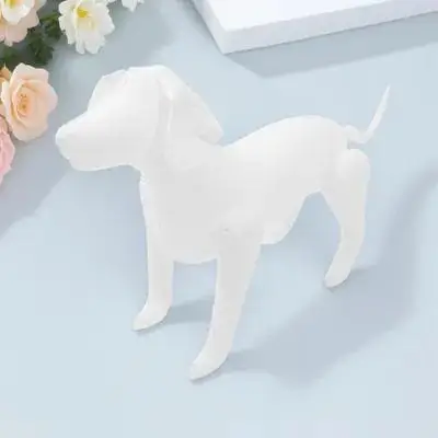 

Dog Standing Dog Mannequin Inflatable Display For Clothing Exhibitions Pet Shop Decoration Durable Smooth Touch Easy Clean