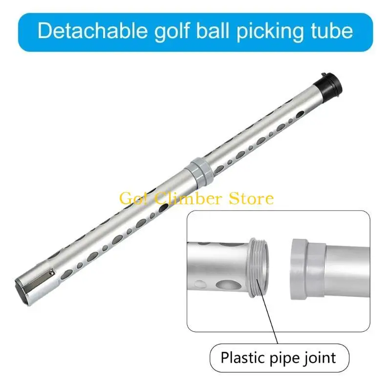 

Q84C Golfs Balls Collector Golfs Balls Tube Pickers Device Pickup Tool Aluminum Golfs Balls Pickers Upper Balls Retrievers