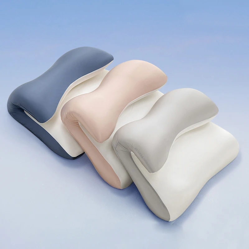 

Cervical Pillow for Neck Pain Relief Cooling Ergonomic Dual-Sided Orthopedic Neck Pillow with Ice Silk Pillowcase Ice Silk