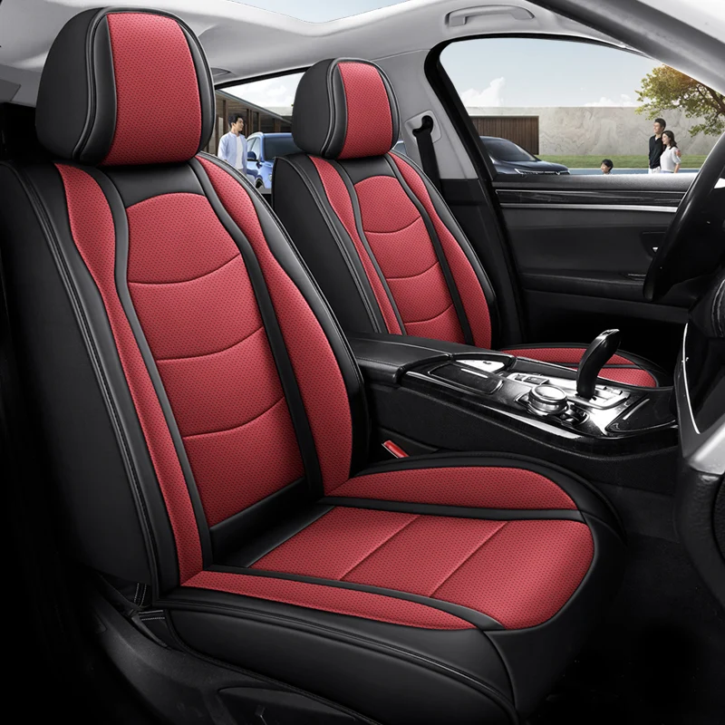 

Pu Leather Car Seat Covers For Seat Leon 5F Mk3 2013-2021 Ibiza 6J Tarraco Arona Ateca Alhambra Auto Accessories