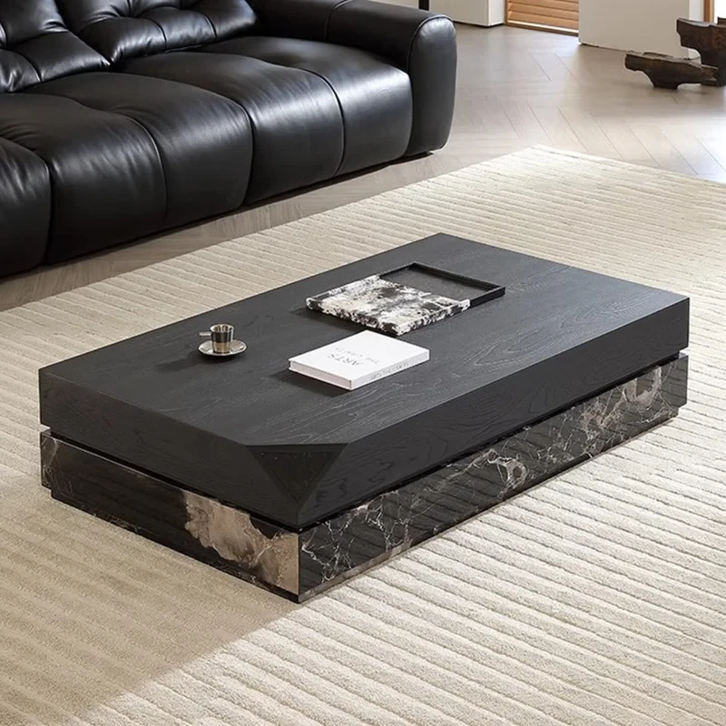 Luxury Marble Coffee Tables Living Room Decoration Storage Center Coffee Tables Lateral Apartments Stolik Kawowy Furniture Home