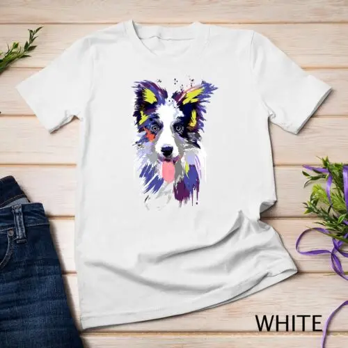 Art Splash Border Collie Gift for Dog Owner Unisex T-shirt