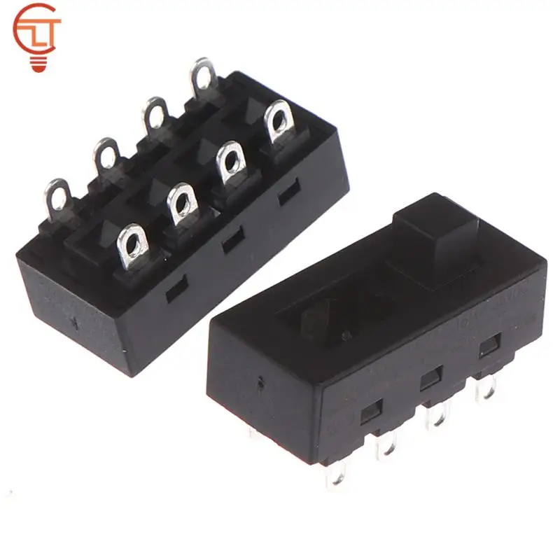 2pcs 12A 250V 3 Position 8 Pin Toggle Slide DIP Switch LQ-103H Hair Dryer Hot Cold Wind For JJ-15 Philips Flyco FH6218/20/21/31