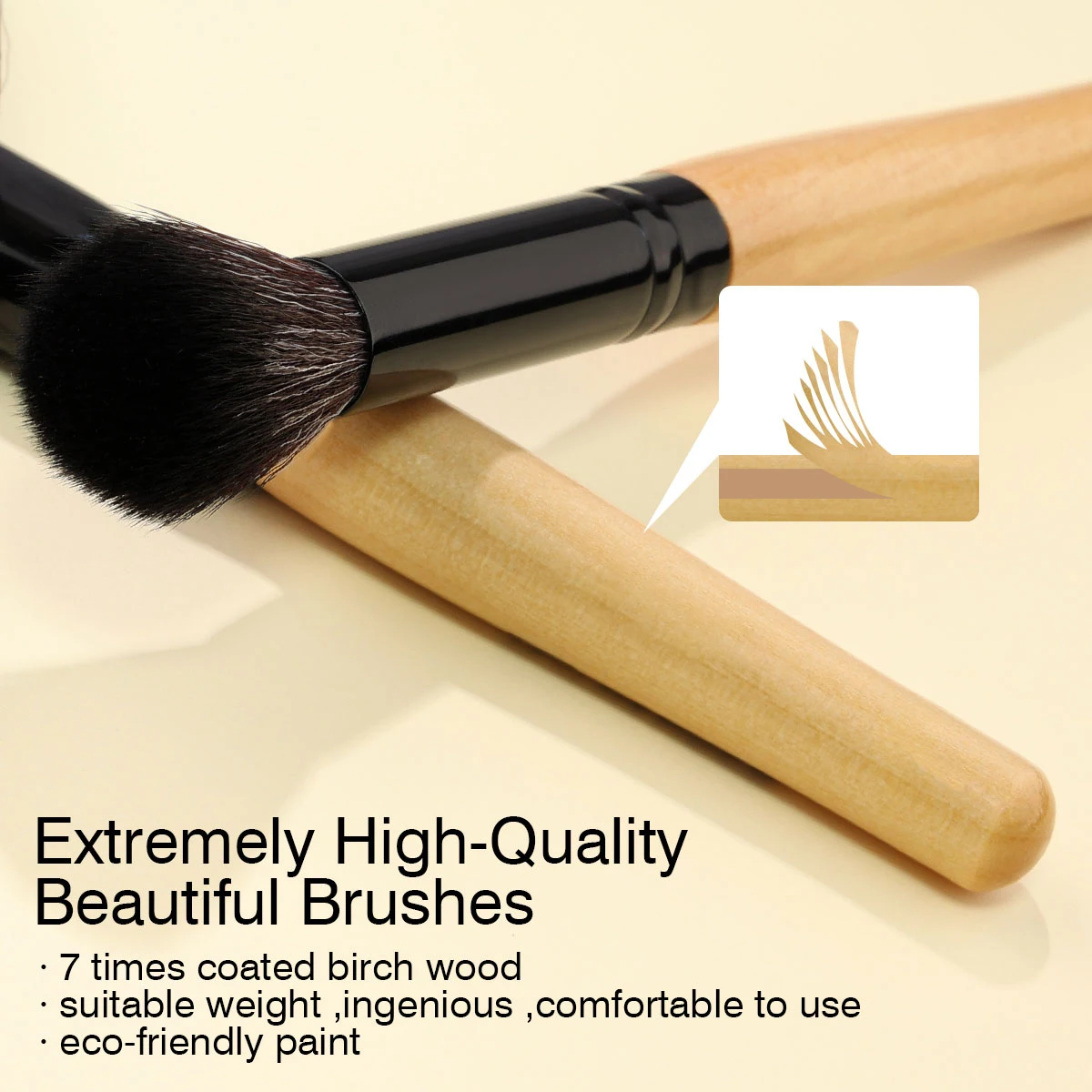 8-32pcs Natural Wood Makeup Brush Set Soft Fluffy Premium Professional Cosmetic Foundation Powder Eyeshadow Blending Beauty Tool