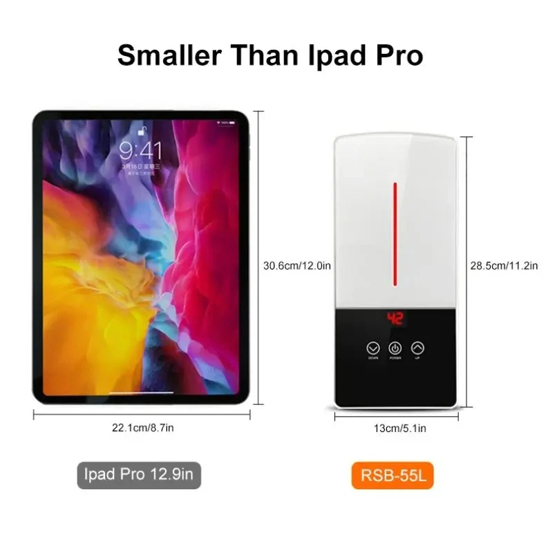 Intelligent thermostatic heater 3.5-5 KW leak dry combustion protection and wall hanging small home