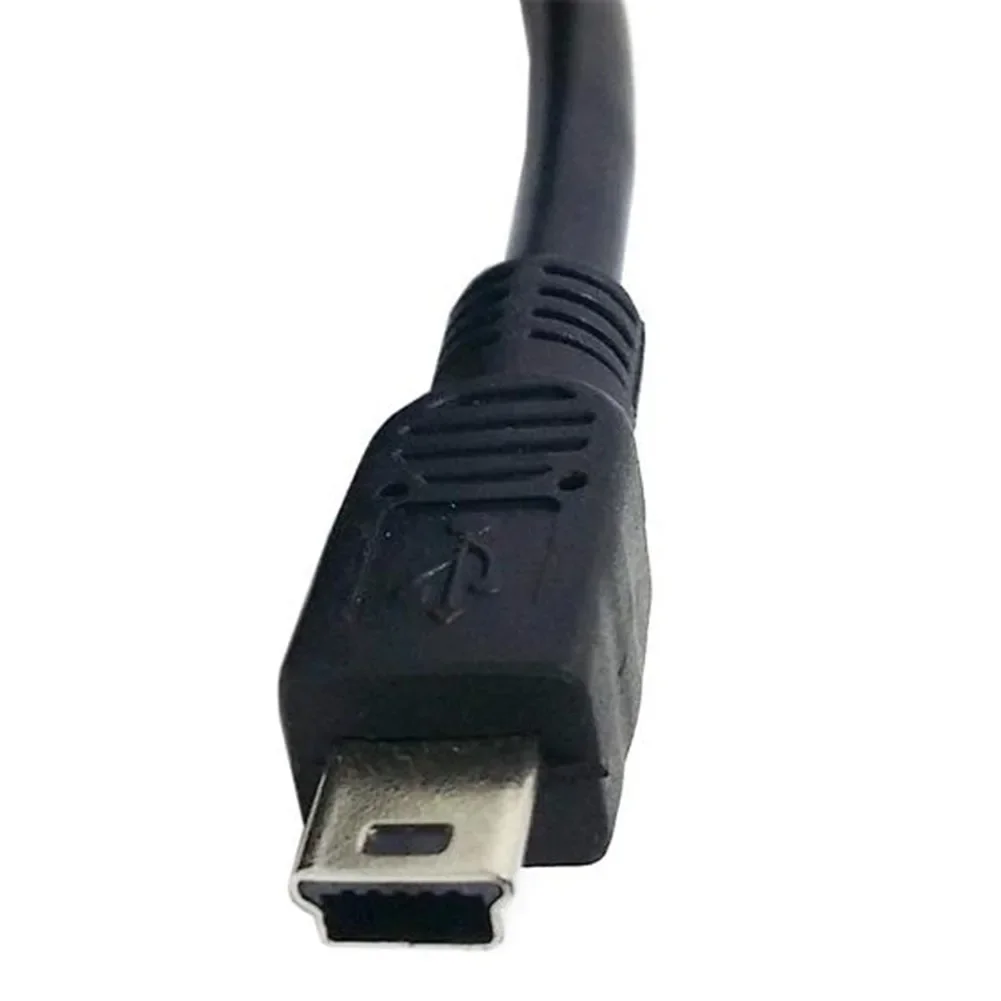 Mini USB Data Cable T-type Port USB Male Data Sync Charger Cable 0.5M For MP3 MP4 Player Car DVR GPS Digital Camera HDD