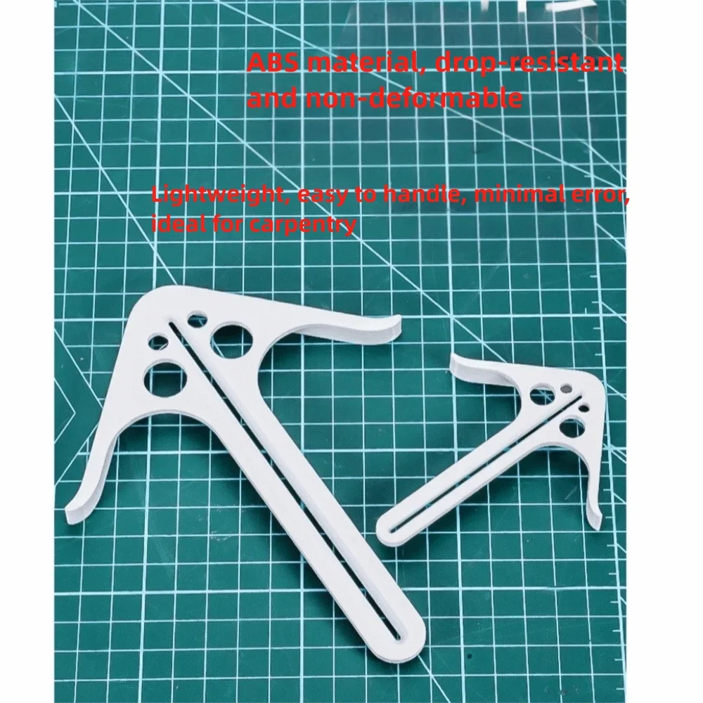 ABS Woodworking Center Positioning Locator Efficient No Slippage Woodworking Center Marking Guide Line Ruler Precise General