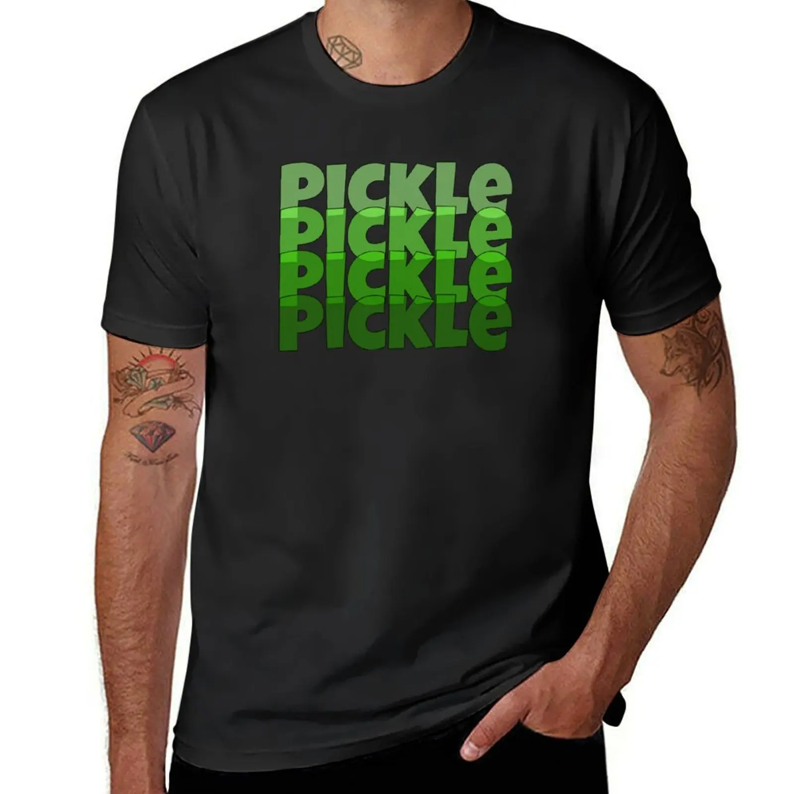 Pickleball pickles T-Shirt for a boy animal prinfor boys designer t shirt men