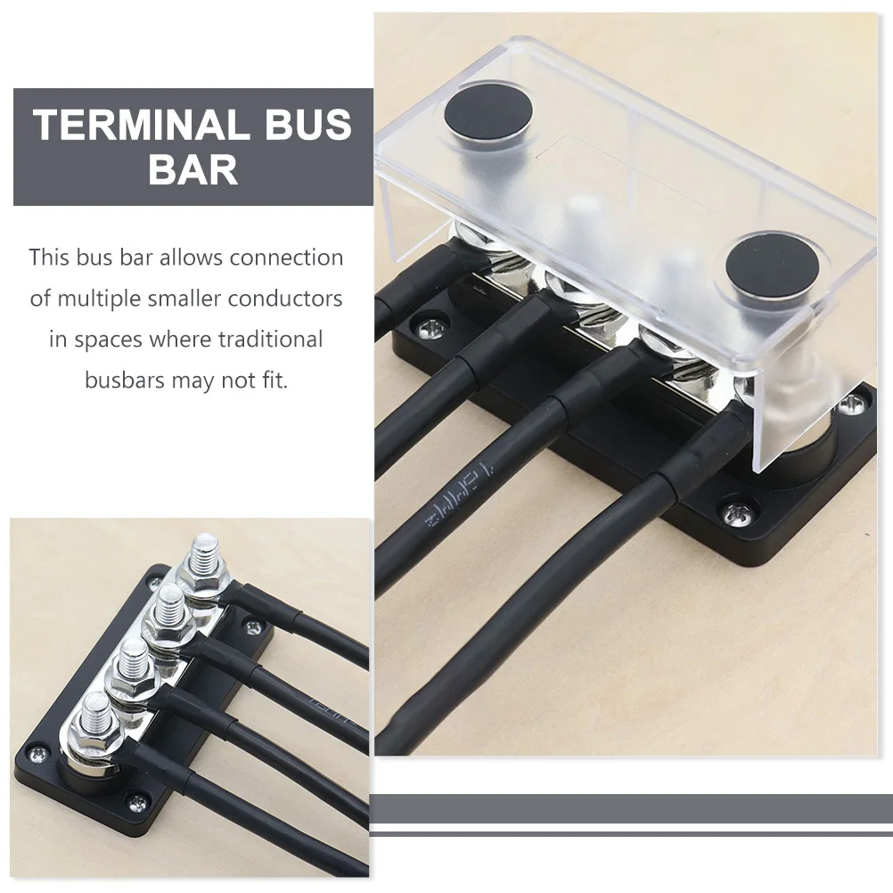 

300A Terminal Bus Bar Electrical Distribution Block For Car Rv Boat Truck Solar Durable Power Connection Solution For Trucks
