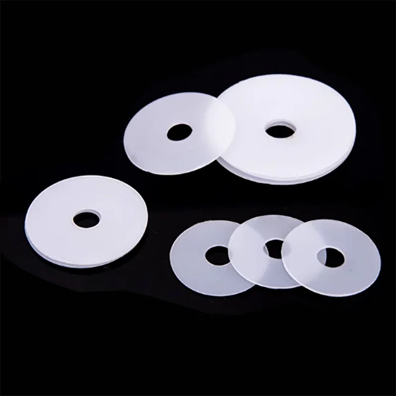 M2 M2.5 M3 M4 M4 M5 M6 M8 M10 M12 M14 M16 M18 M19 Arandela plana de nailon blanco