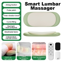Electric Lumbar Traction Spine Relax Massage Adjustable Vibration Waist Spine Support Back Massage Machine Waist EU PLUG