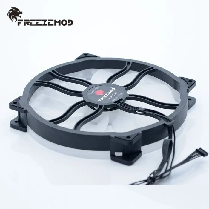 Imagem -04 - Zemod 20cm pc Case Ventilador 20x20 5v3pin Argb Computador Cpu Ventilador de Refrigeração ar Água Aura Sincronização Grande Ventilador