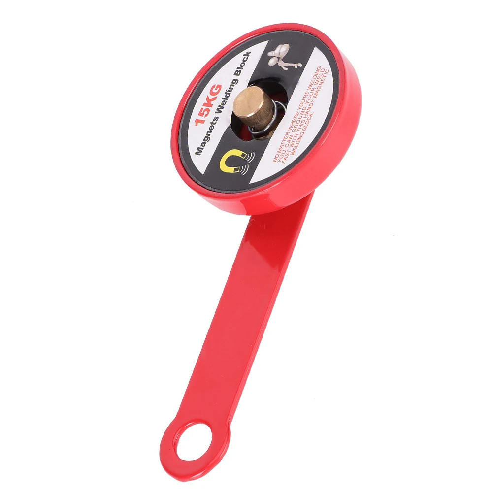 Fixed electric magnetic welding tool with 4 inch alloy steel magnetic chuck for welding grounder and fixture use