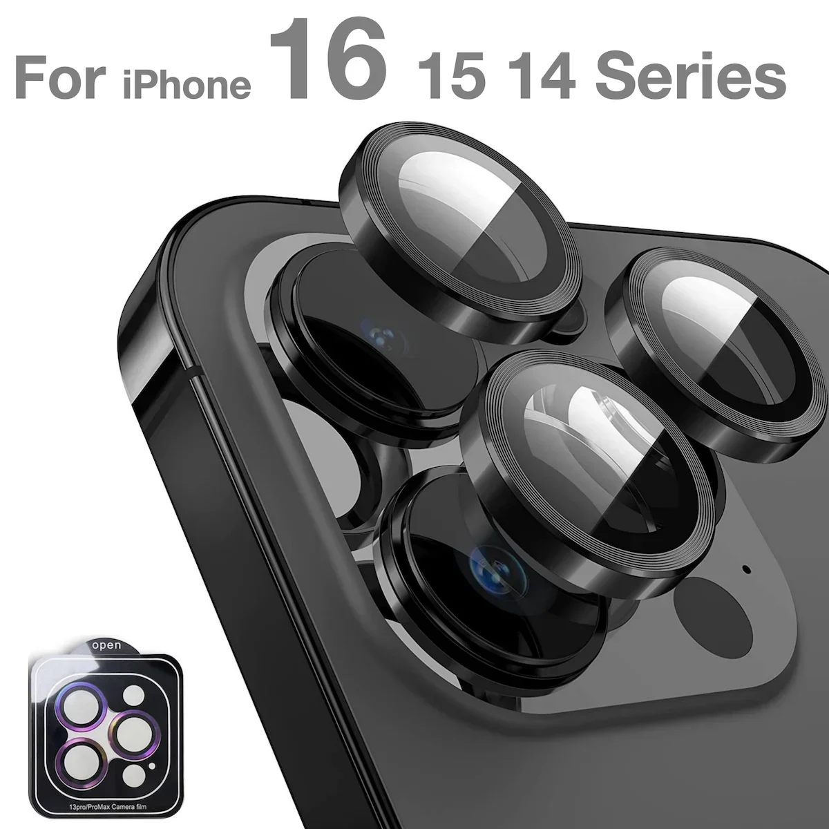 2-3Pcs For Apple IPhone 16 17 Pro Max Plus Stealth Camera Resist Protect Photography Film Vedio Take A Picture Tesist Film