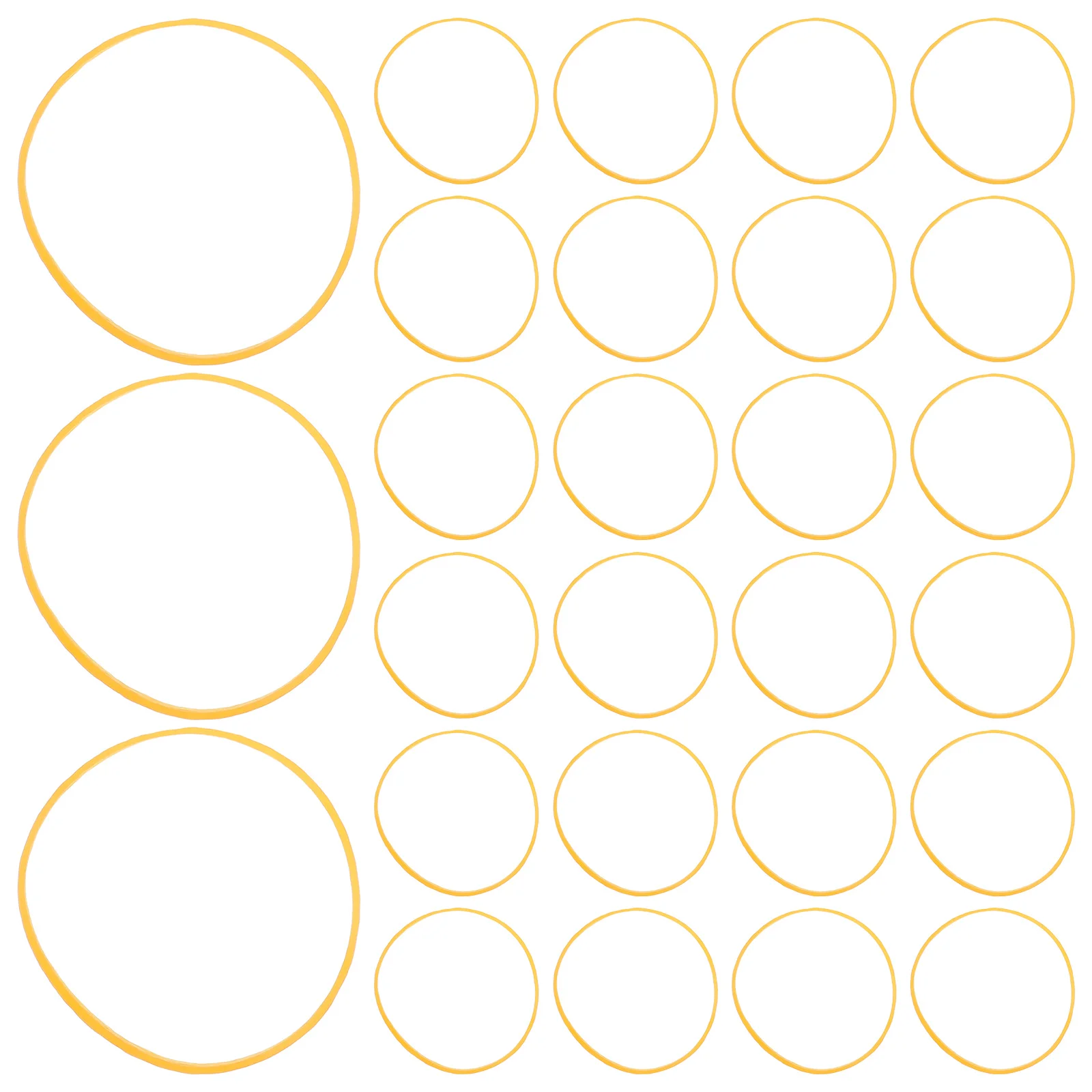 550 قطعة الأربطة المطاطية المرنة الثقيلة واسعة لمط حزام ربط لمكتب سلة المهملات تثبيت التخييم في الهواء الطلق التنزه