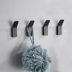 Multi-purpose Wall Organizer Hook Behind-door Key Cloth Hanger Hook Bathroom Robe Towel Holder Rack Kitchen Hardware Shelf Hook