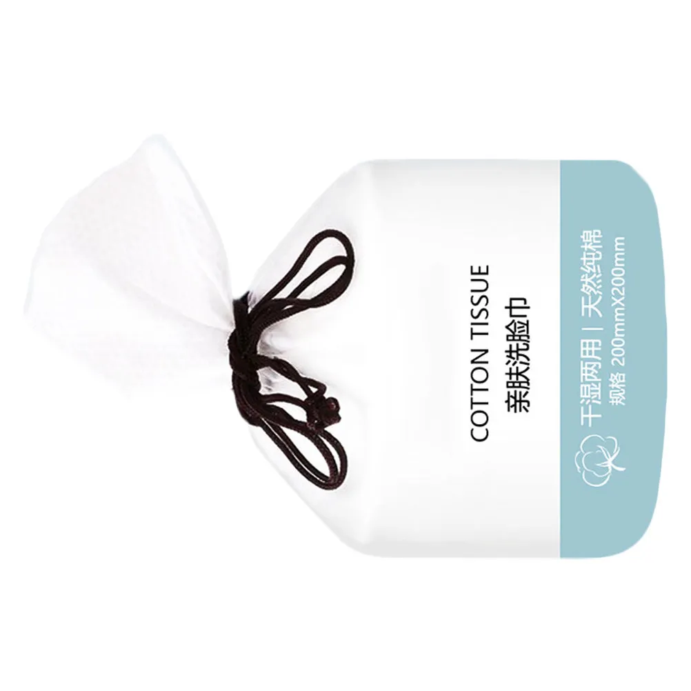 1 Roll Disposable Face Washing Cotton Towel Wet Dry Use Facial Tissue for Travel Home Makeup Remover Nail Polish Remover view 2