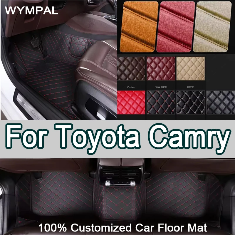 

Luxury Car Floor Mats For Toyota Camry 2012 2013 2014 2015 2016 2017 Custom Auto Foot Pads Automobile Carpet Cover interior