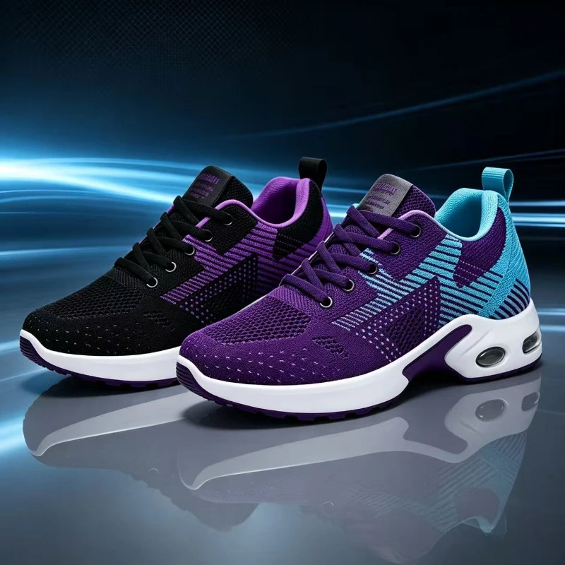 Spring Mesh Breathable Women's Sports Shoes Fashion Non-slip Running Sneakers Everyday Casual Comfort Light Shoes for woman