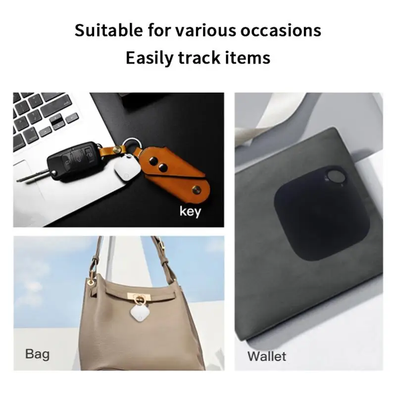 Rastreador GPS de seguridad para móvil, etiqueta inteligente antipérdida Android a través de Google Find Hub Finder, localizador de mascotas para bicicleta, 1 Uds.